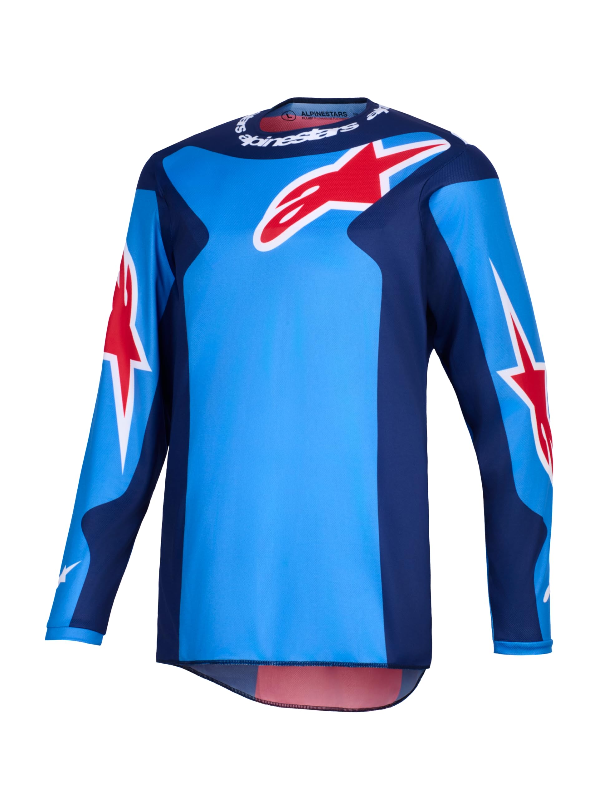 Alpinestars MX Jersey Fluid Blau Gr. XL