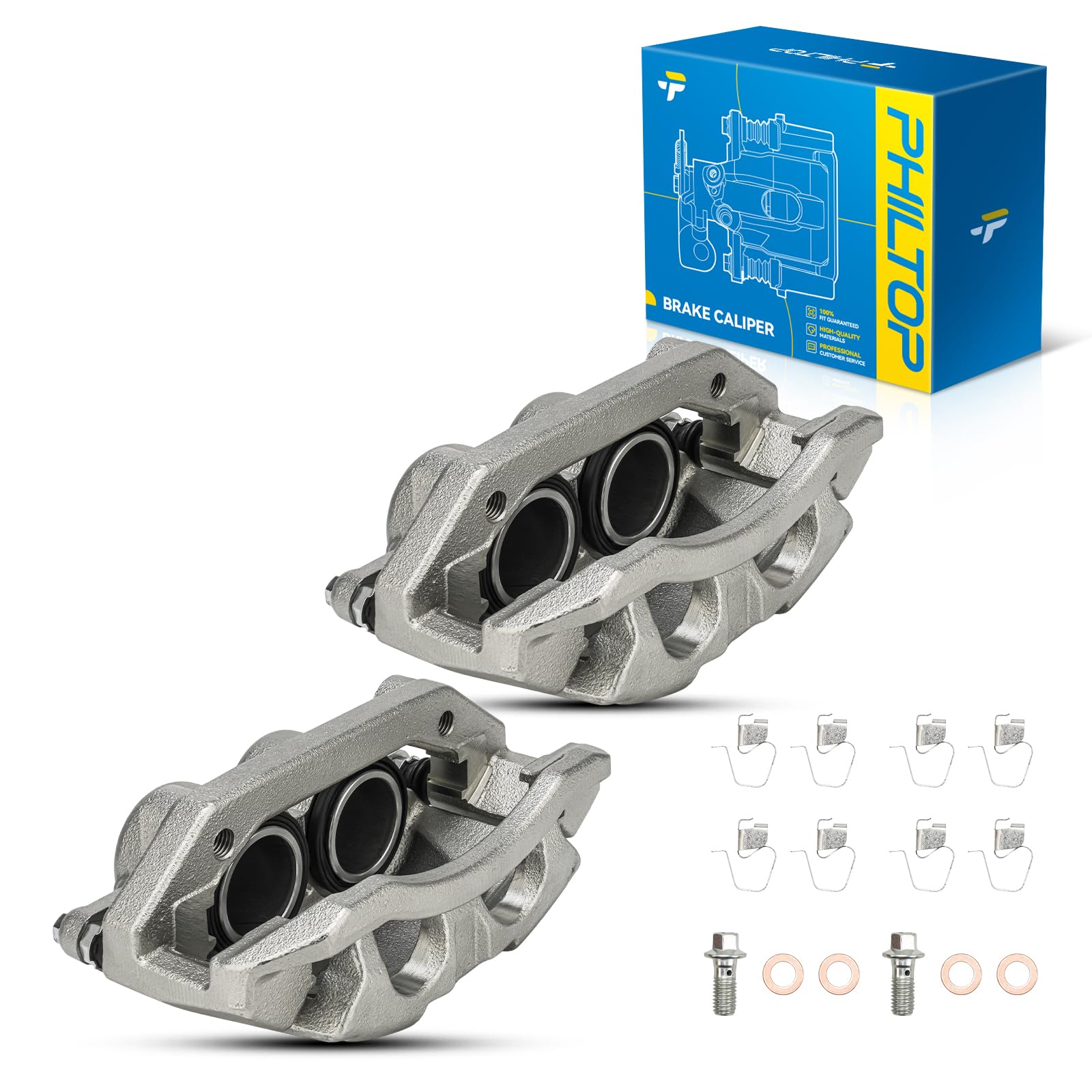 PHILTOP Front Brake Caliper for 2006-2008 Dodge Ram 1500