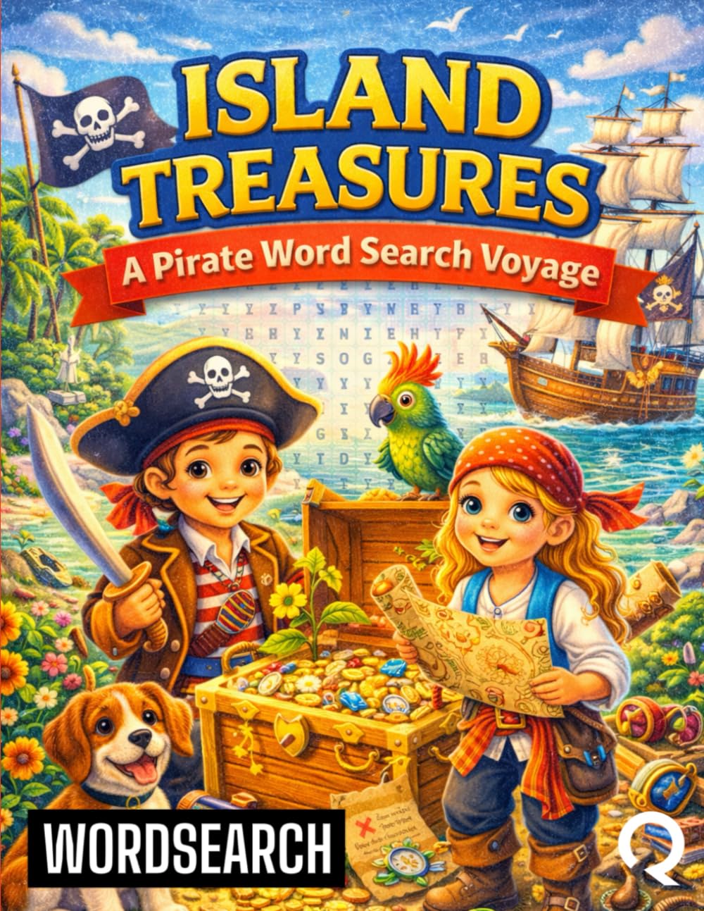 Island Treasures: A Pirate Word Search Voyage