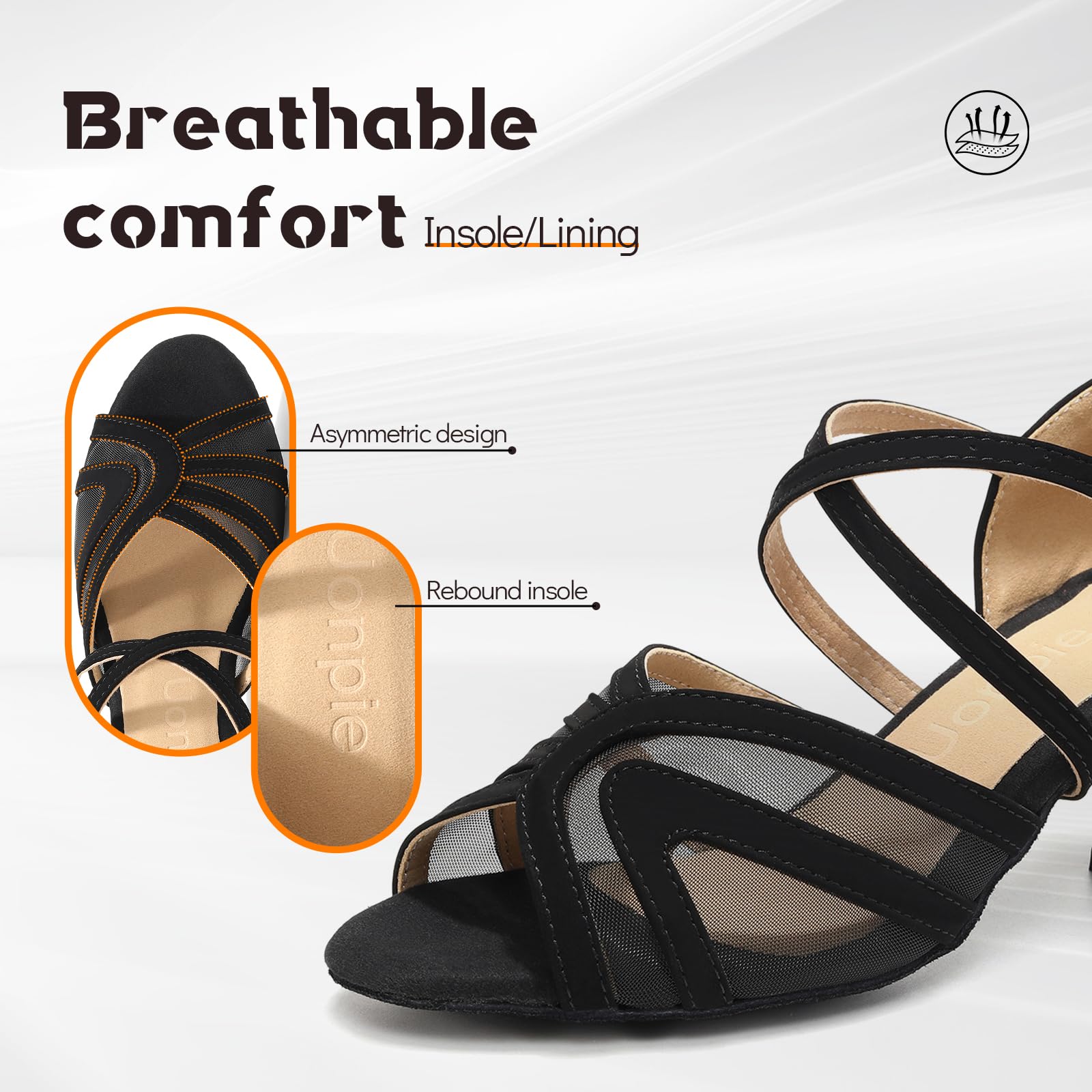 Donna Scarpe da Ballo Latino Americano 5cm Tacco