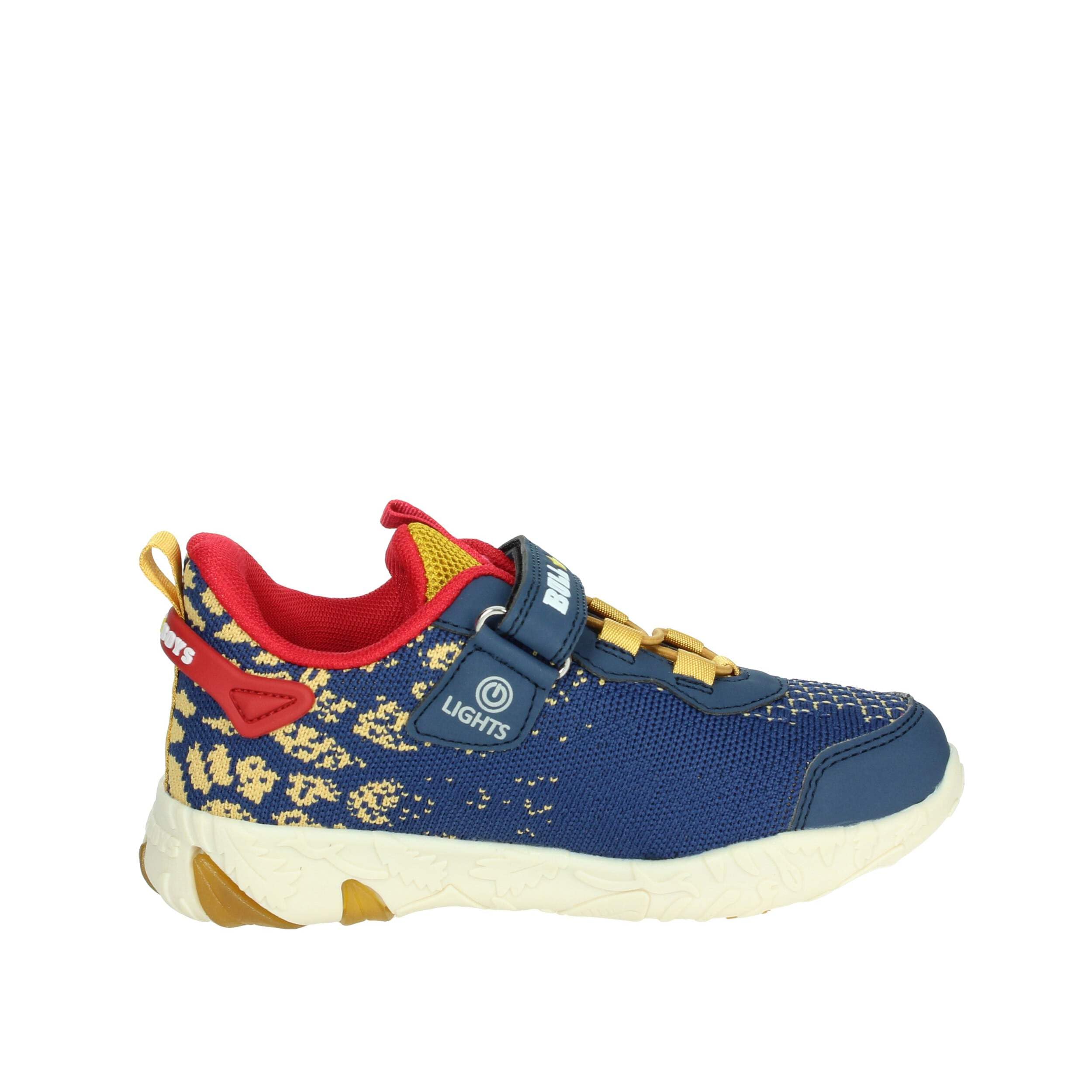 Bull Boys Scarpa con luci Modello DNAL4557 BL01 Anchilosauro Blu