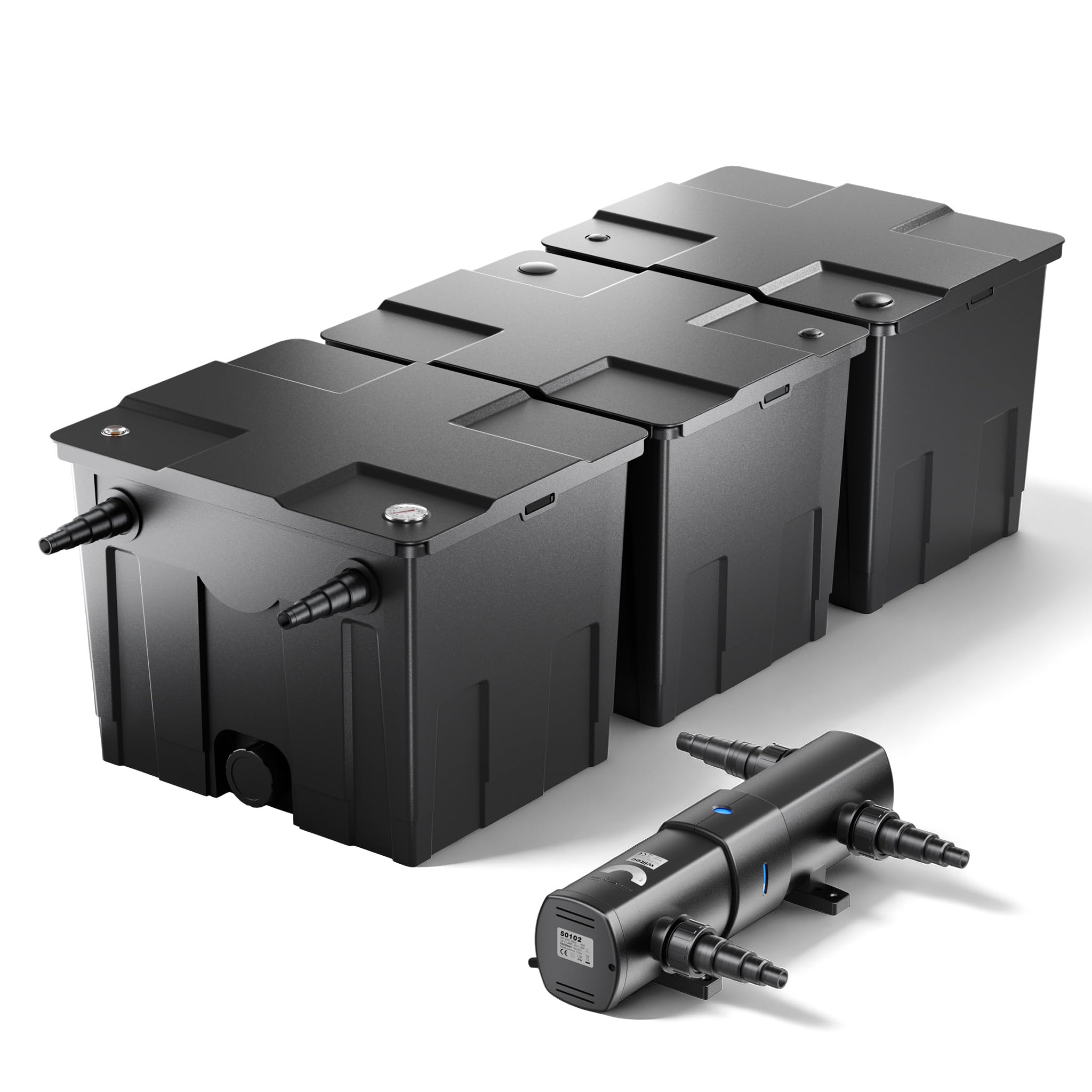 SunSun Set Filtro estanques CBF-350C hasta 90000l 36W clarificador UV CUV-236