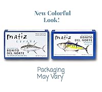 Vista 6 de Matiz Bonito Del Norte, 4 onzas, Atún de Carne Blanca en Aceite de Oliva (5 Latas)