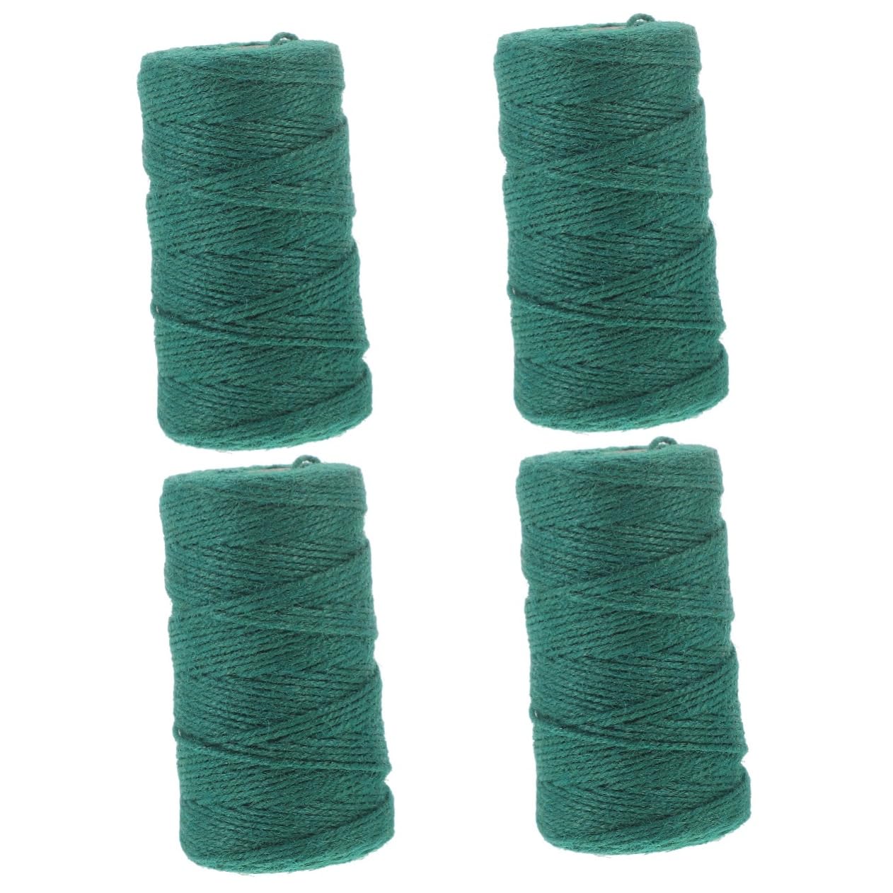 Sewroro 4rouleaux Corde Jute Naturelle Ficelle De Jardin Pour Décoration Bricolage Et Activités De Noël