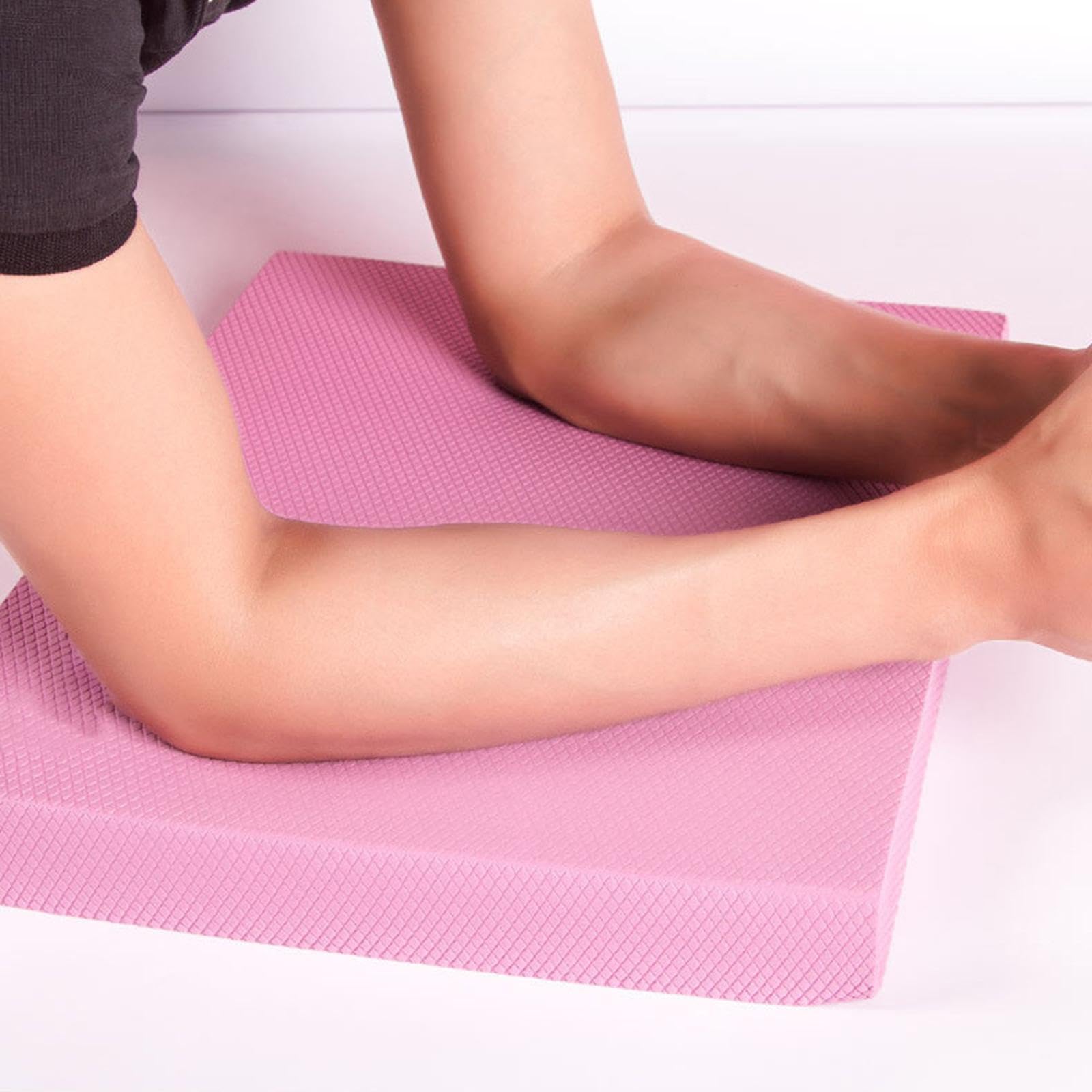 Perfeclan Tapis d'équilibre en Mousse TPE, Tapis de Yoga Portable, imperméable, antidérapant, genouillère, Coussin d'équilibre pour la Gymnastique à Domicile,