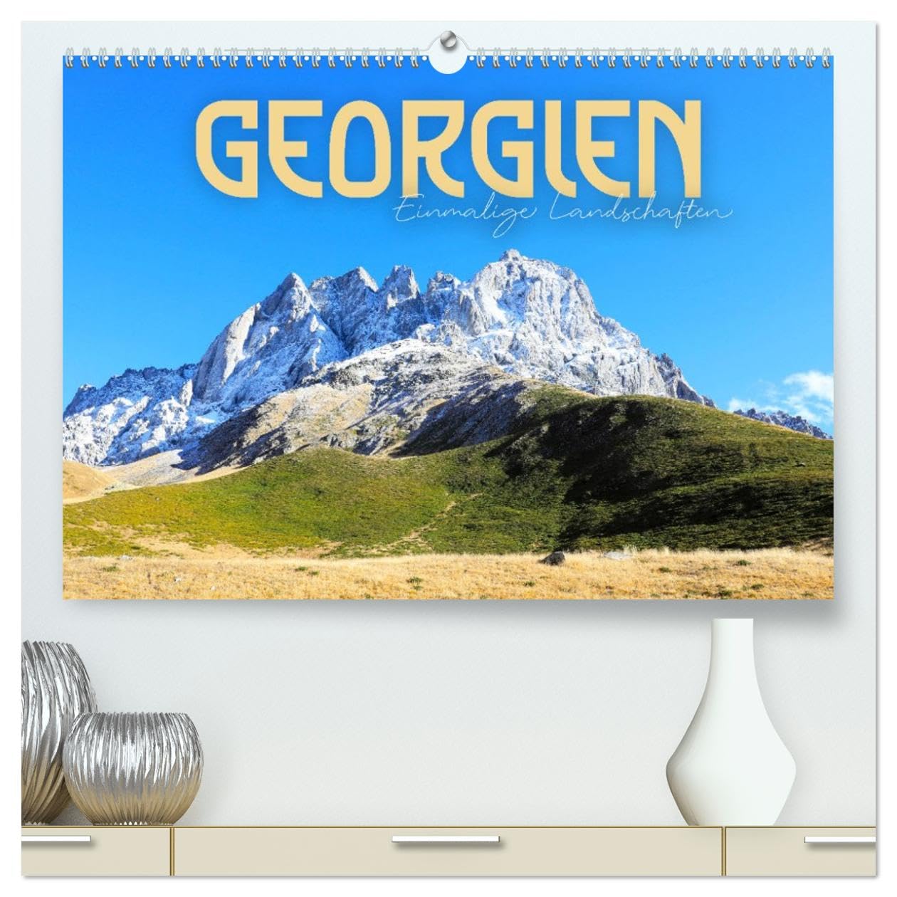Georgien - Einmalige Landschaften (hochwertiger Premium Wandkalender 2026 DIN A2 quer), Kunstdruck in Hochglanz: Kaukasus und Schwarzmeer. (CALVENDO Orte)