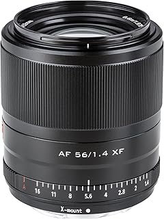 VILTROX 56mm F1.4 XF STM Lens for Fuji,Auto Focus APS-C Prime Portrait Lens Compatible for Fujifilm X-Mount Mirrorless Cameras X-T4 X-T3 X-T2 X-T30 X-T20 X-PRO2 X-H1 X-M1 X-E3 X-A