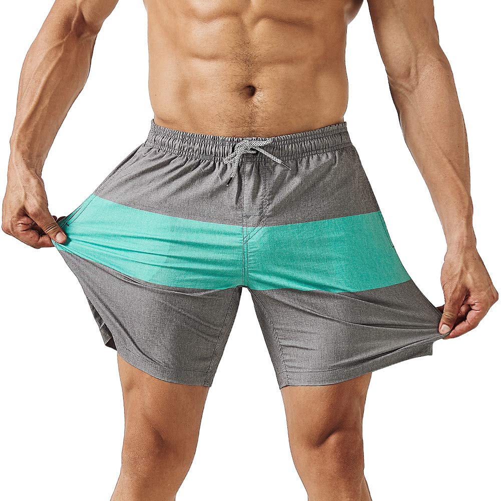 MaaMgic 7" Bañador Elastico Hombre de Natación Estiramiento de 4 vías Secado Rápido Interior de Malla Traje de Baño Deportivos 4-Way Stretch — view 17