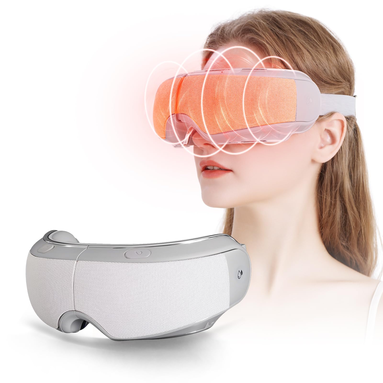 Eye Massager Spray Acupressure Kneading Heat Improve Eye Fatigue Relax Muscles Relieve Dry Eyes Ark Circles Headaches Its