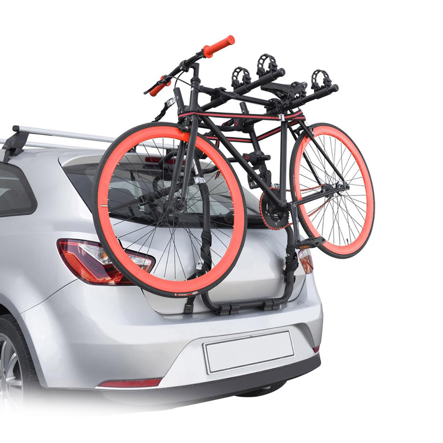 3 Bike Rack Carrier Hitch Mount for VW Tiguan R-Line 2019-2024 Black 1Pc