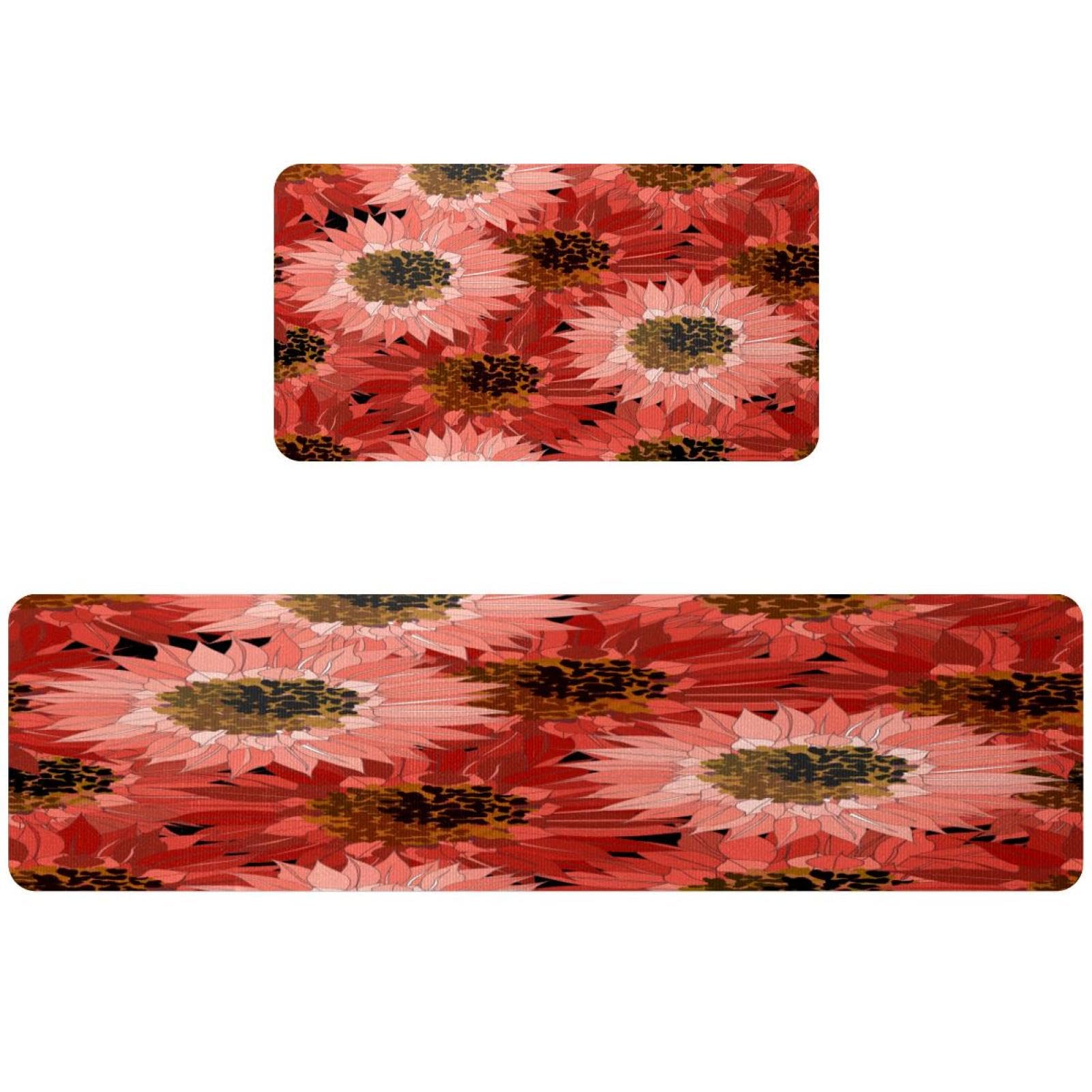Alfombrillas de cocina lavables y súper absorbentes con base segura