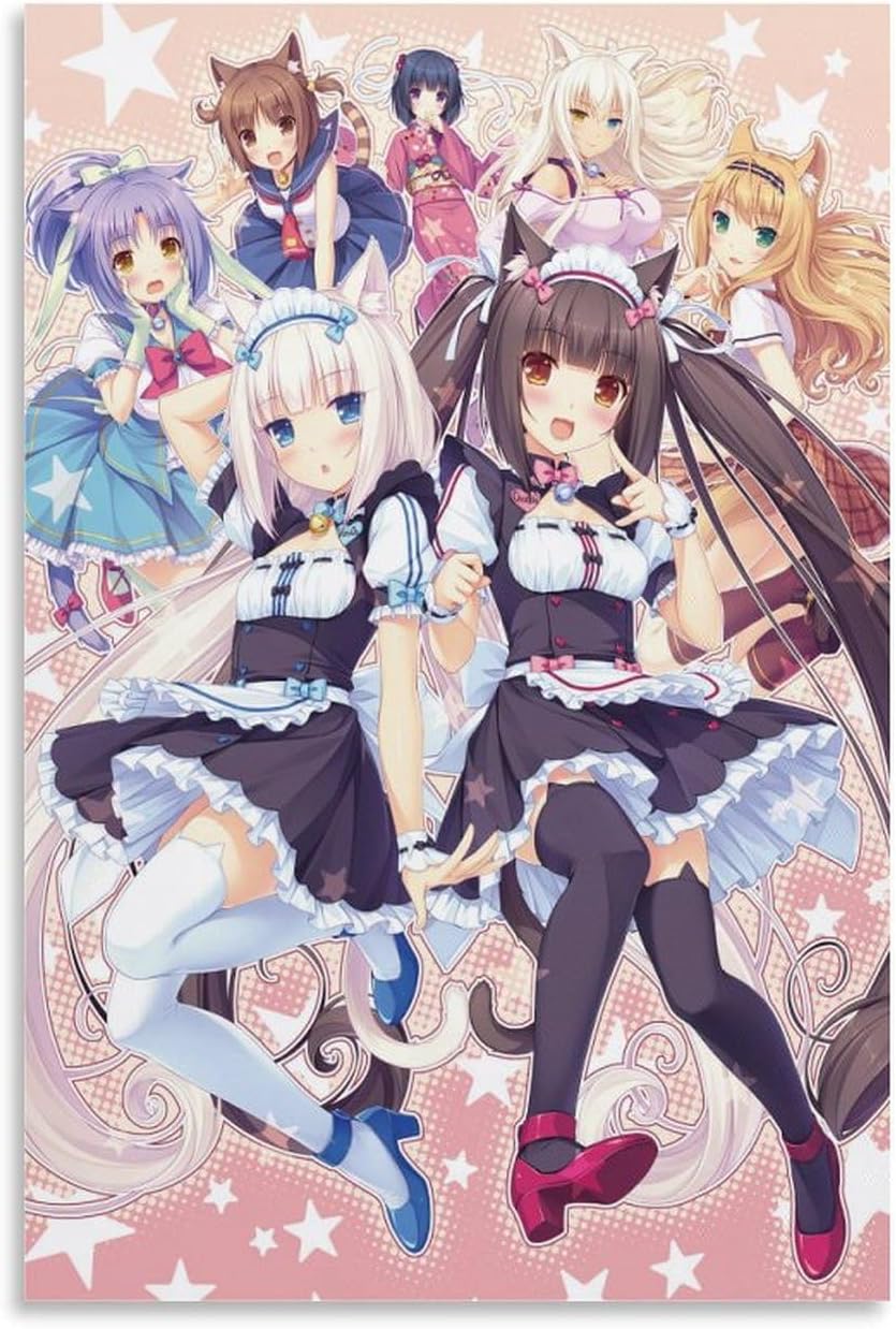dabaodan Nekopara Anime Girl Posters Chocolat