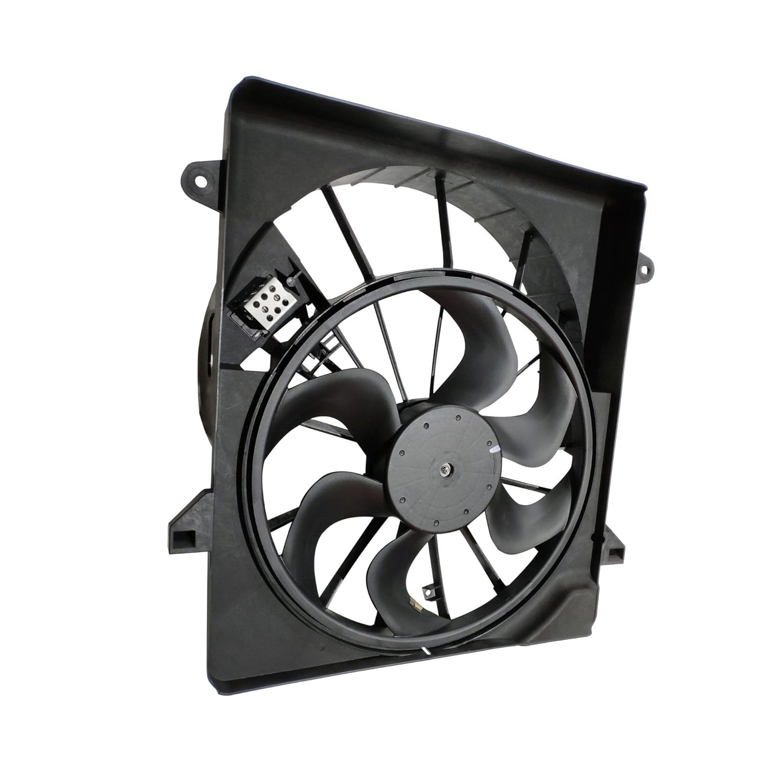 PartsFlow Engine Radiator Cooling Fan Assembly for 2008-2012 Jeep Liberty 3.7L V6 68033228AA 621-391