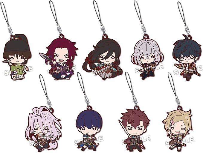 Amazon にとたん 刀剣乱舞 Online ラバーマスコット Vol 6 Box商品 1box 9個入 全9種類 アニメ 萌えグッズ 通販