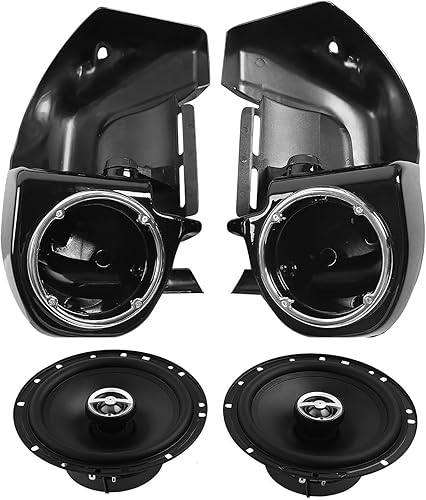 Miniatura 8 de TCMT Kit de carenado inferior ventilado con altavoz para Harley Touring Road King Street Glide Electra Glide Ultra-Classic Road Glide 1983-2013