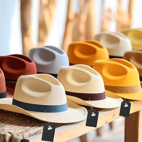 Miniatura 7 de Perco 5,000 piezas de 1.969 in 2 pulgadas de plástico transparente regular para etiquetas de etiquetas T  Se adapta bien con pistola de etiquetado