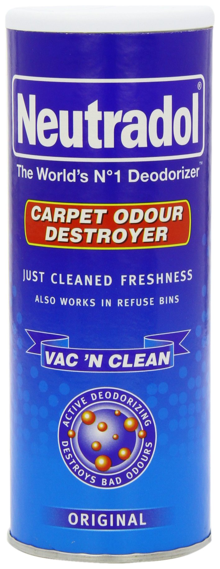 12 x NEUTRADOL VAC N CLEAN  CARPET ODOUR DESTROYER ORIGINAL 350g
