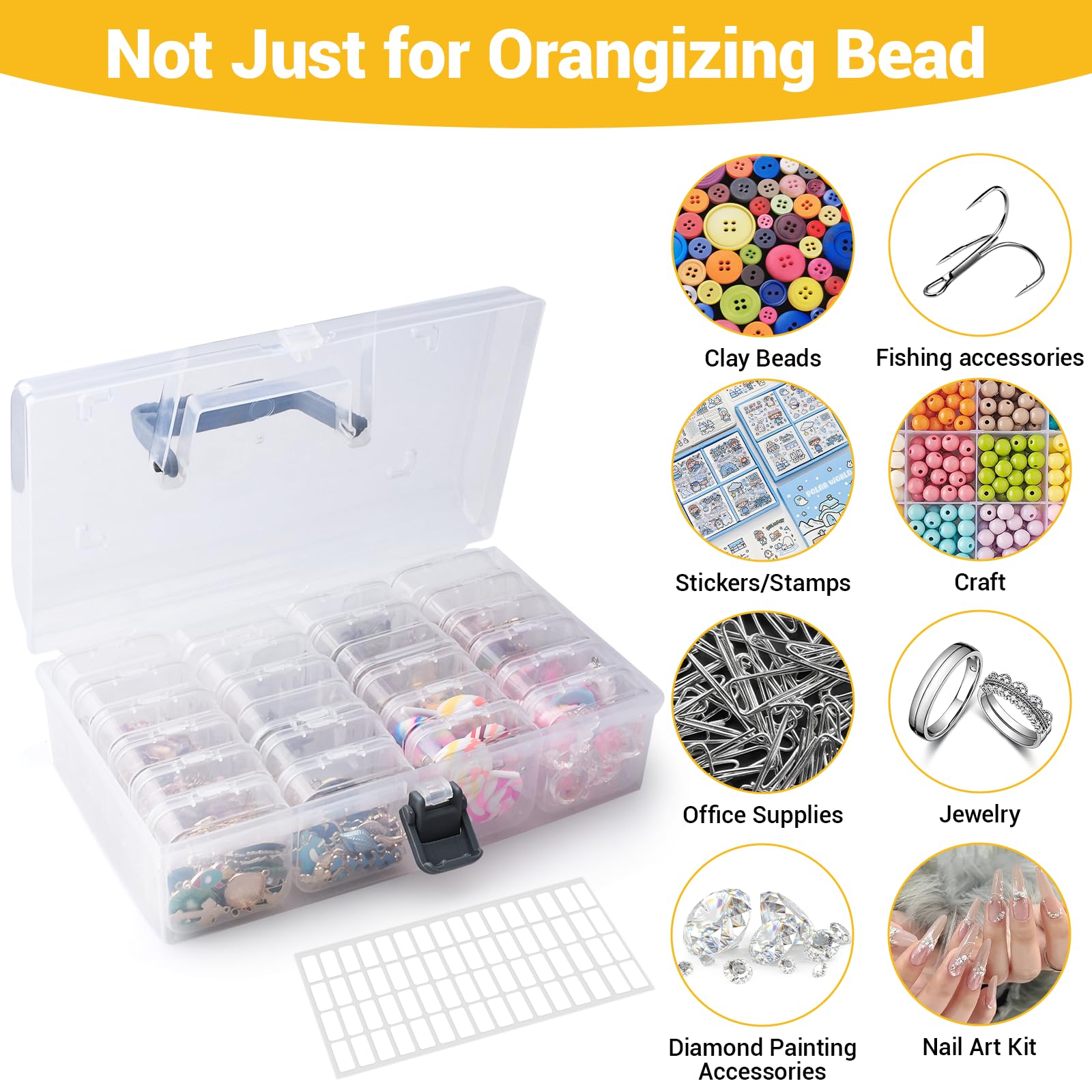 Belle Vous Petite Boite De Rangement Plastique Transparent