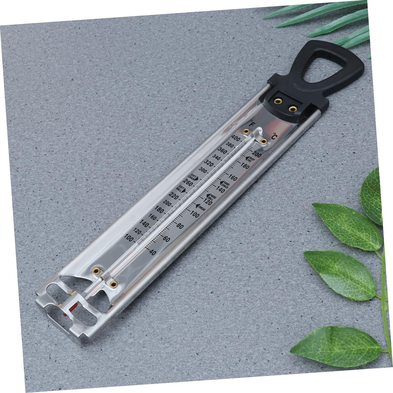 2pièces Thermomètre Suspendu Double Échelle Pour Mesurer Les Températures Des Confitures Et Sucre Outil Pratique Pour Candy Et Sirop