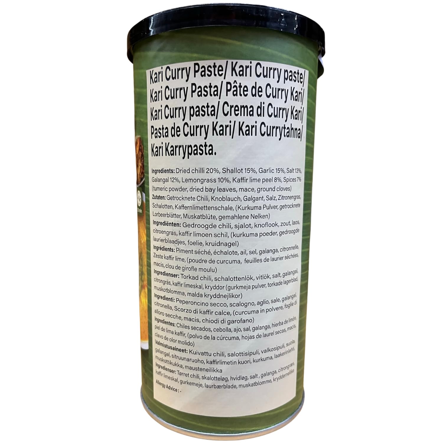 NITTAYA - Gelbe Currypaste Kari (Vegan) - Multipack (12 X 400 GR)