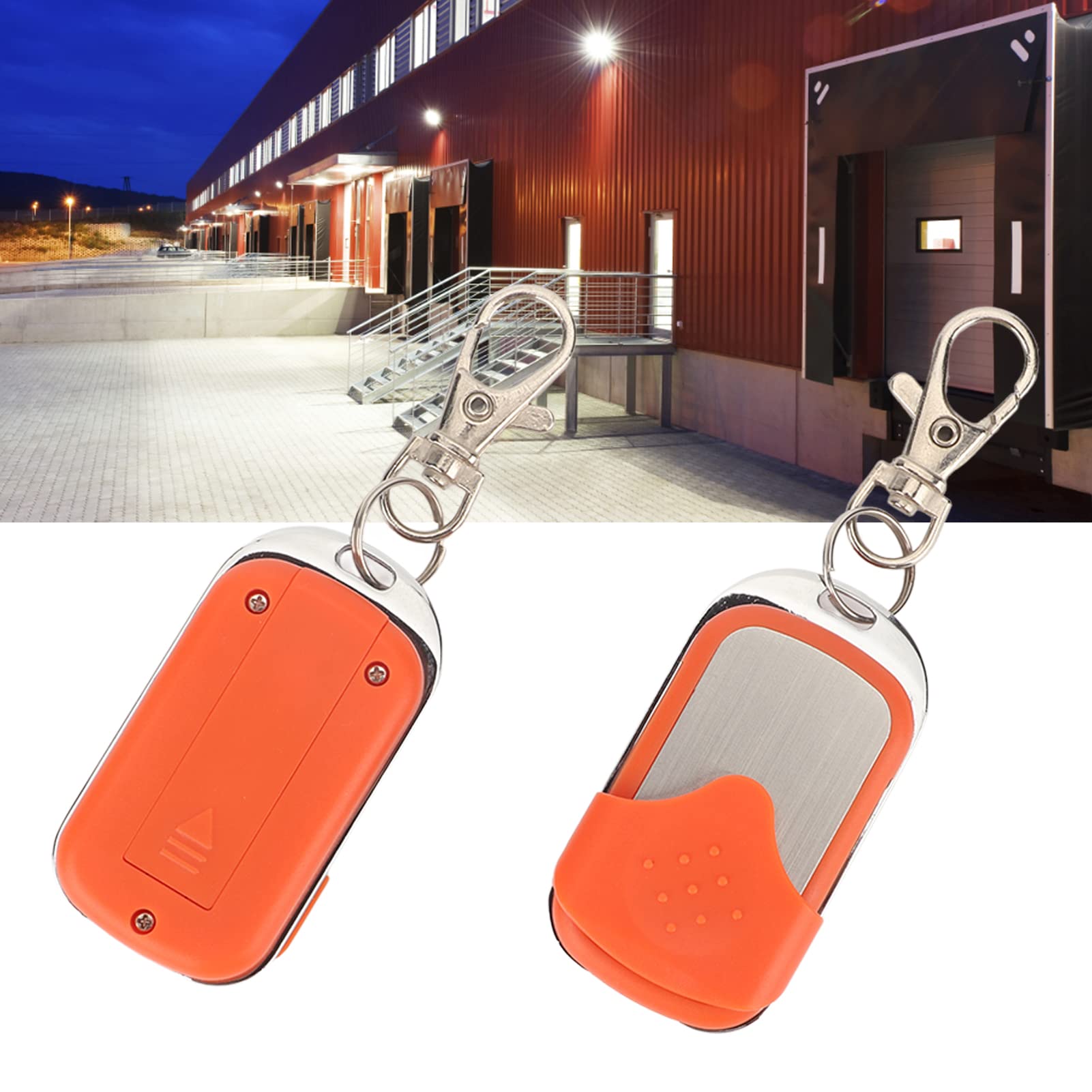 Jectse 4pcs Automatic Door Remote Control, 433.92 MHz & HCS301 Rolling Gate, Télécommande D'ouvre-Porte pour Porte Coulissante, Alimentation à la Batterie Sèche 27A (non incluse)