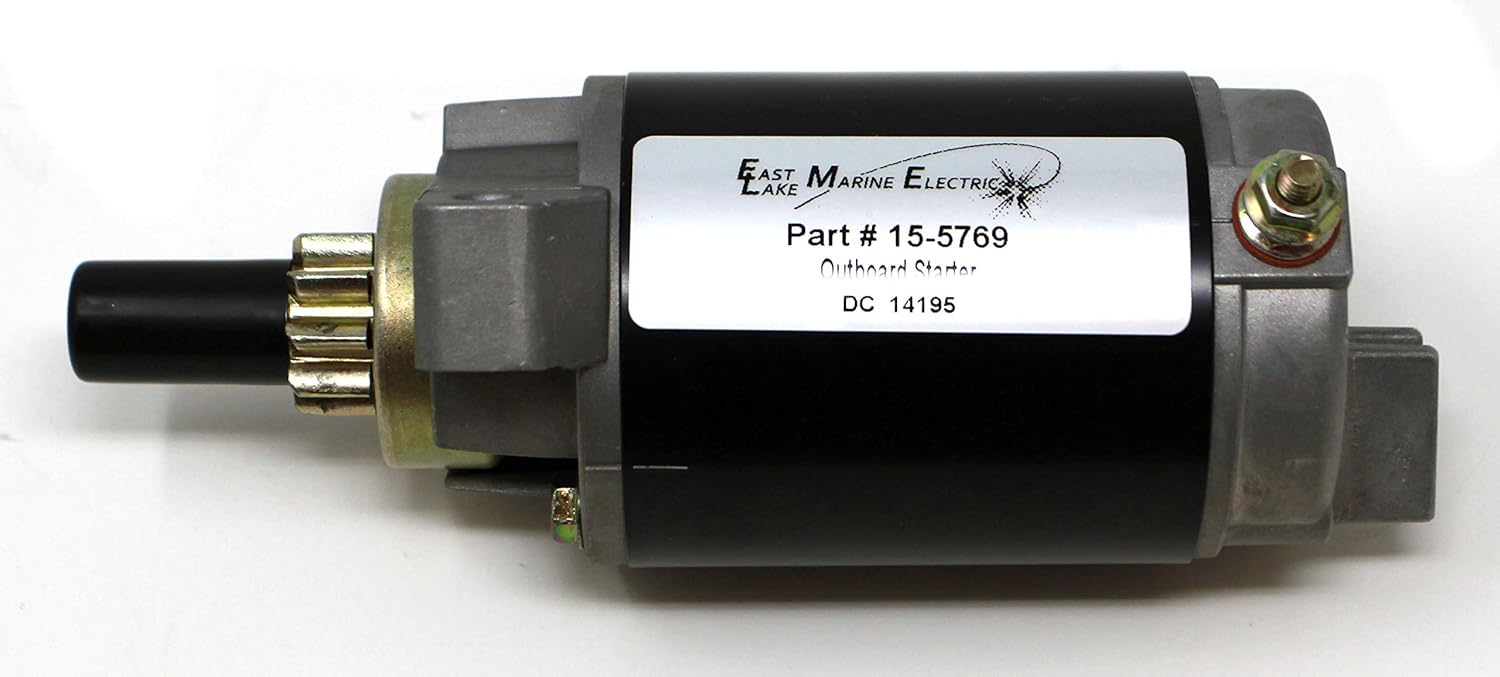 ELM Products Compatible with Mercury Outboard Starter 12V 9 Tooth 25 HP 4 Stroke 50-888151T 5364 18-6437