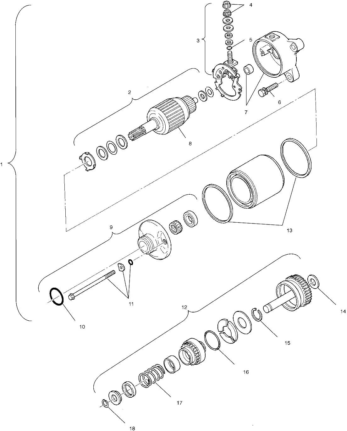 Polaris Carbon Brush Set, Genuine OEM Part 3088169, Qty 1