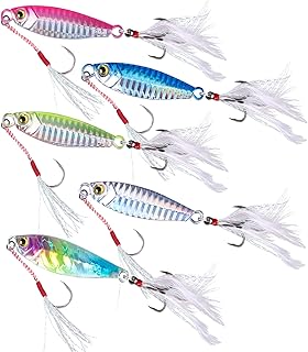 メタルバイブレーションルアー 海釣り 遠投 ハードルアー バイブレーション バス シーバス ヒラメ タチウオ 青物 10g 20g 25g 5個セット 収納BOX 付属