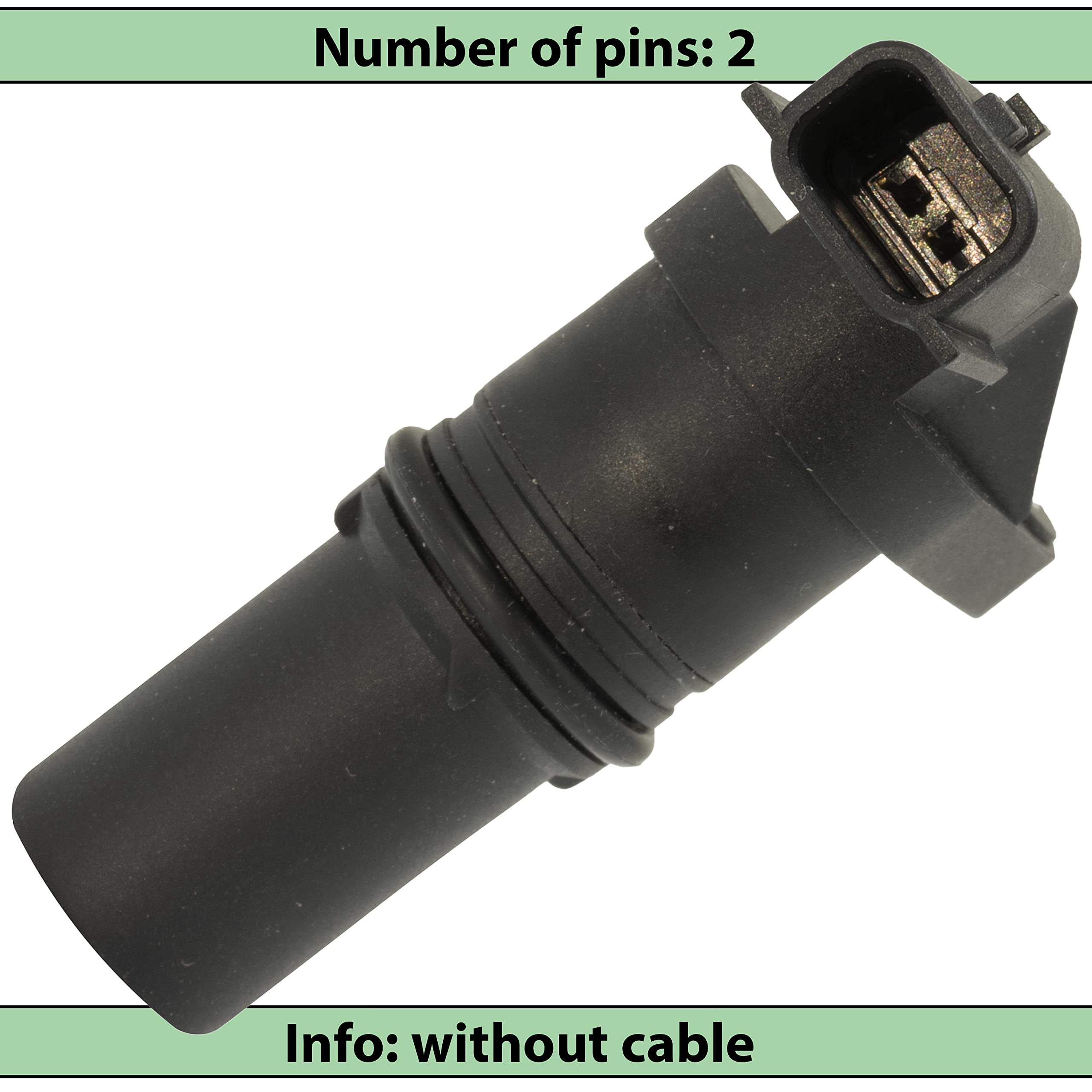 AERZETIX - C66223 - Capteur PH Pour Vilebrequin Avec Câble - Nobre De Pôles