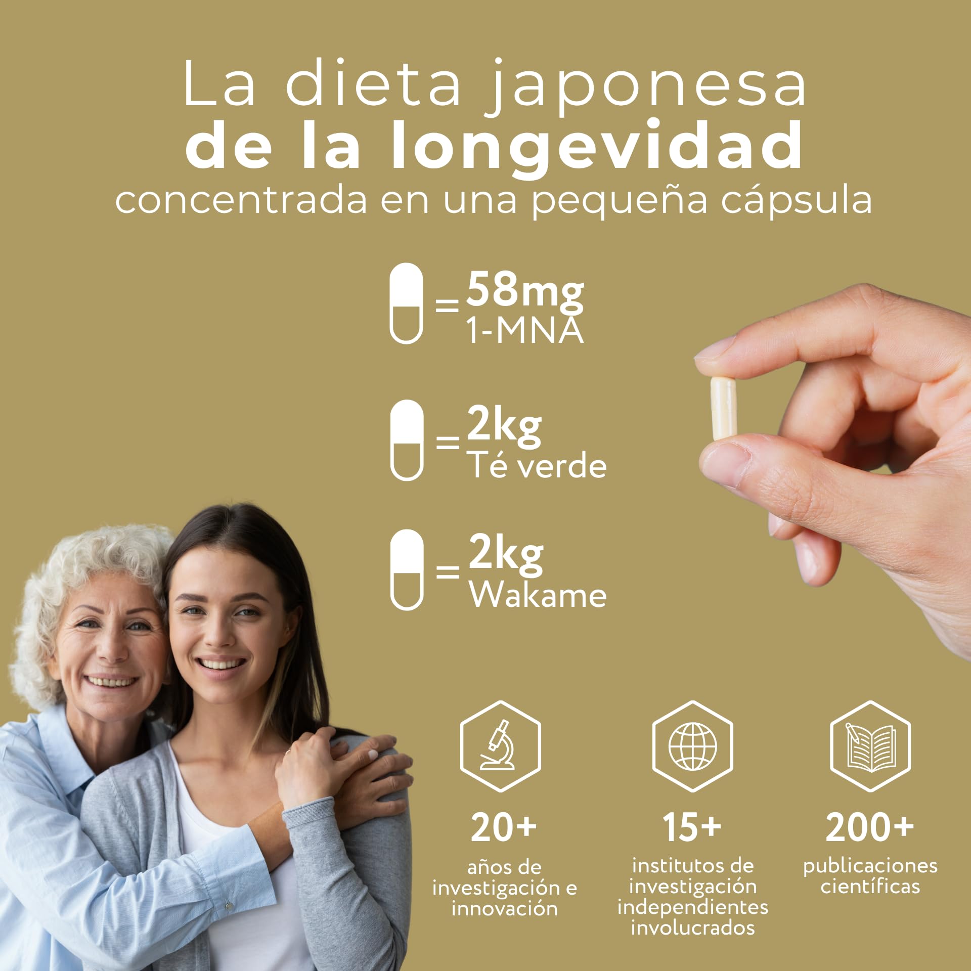 1-MNA PRO, Suplemento Antiedad, Optimiza NAD+, Doble Dosis para Efectos Más Rápidos, Biohacking, Salud Celular, Científicamente Formulado, Alta Biodisponibilidad, 30 Cápsulas