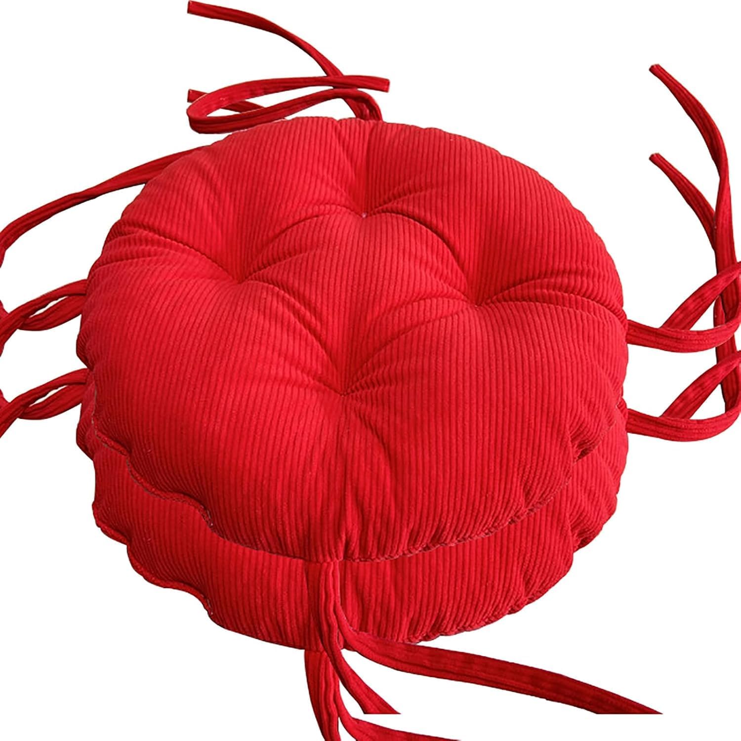 Round Seat Cushion Chair Cushion with Straps 40 cm / 35 cm / 30 cm / 45