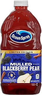 Ocean Spray Mulled Blackbery Pear Juice Drink, 60 Fl Oz Bottle (Pack of 1)