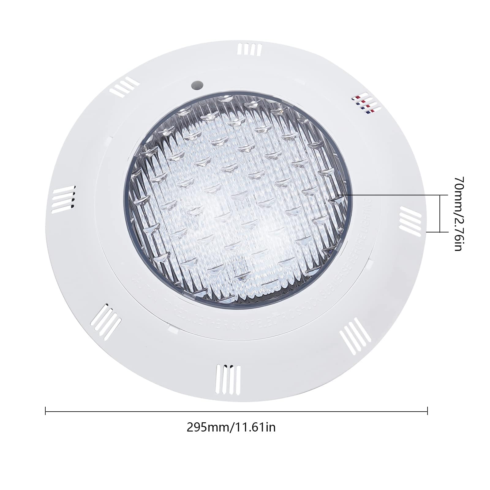 Illuminazione a LED per piscina, 45 W, RGB per piscina, IP68, impermeabile, con telecomando, luce subacquea, controllo dell'interruttore, illuminazione subacquea, 12 V AC