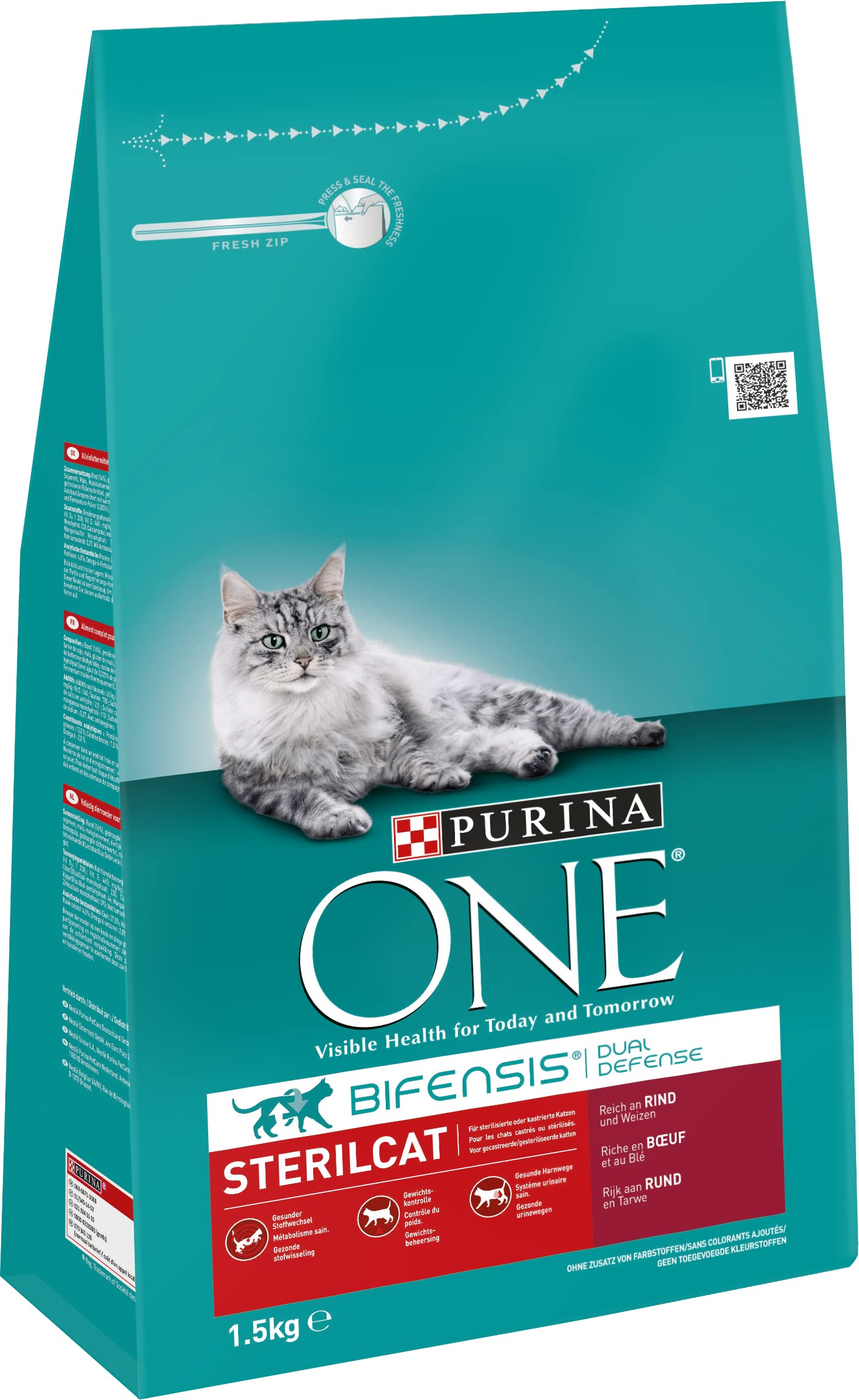 Purina One Sığır Etli Kısır Kedi Maması 1.5 kg