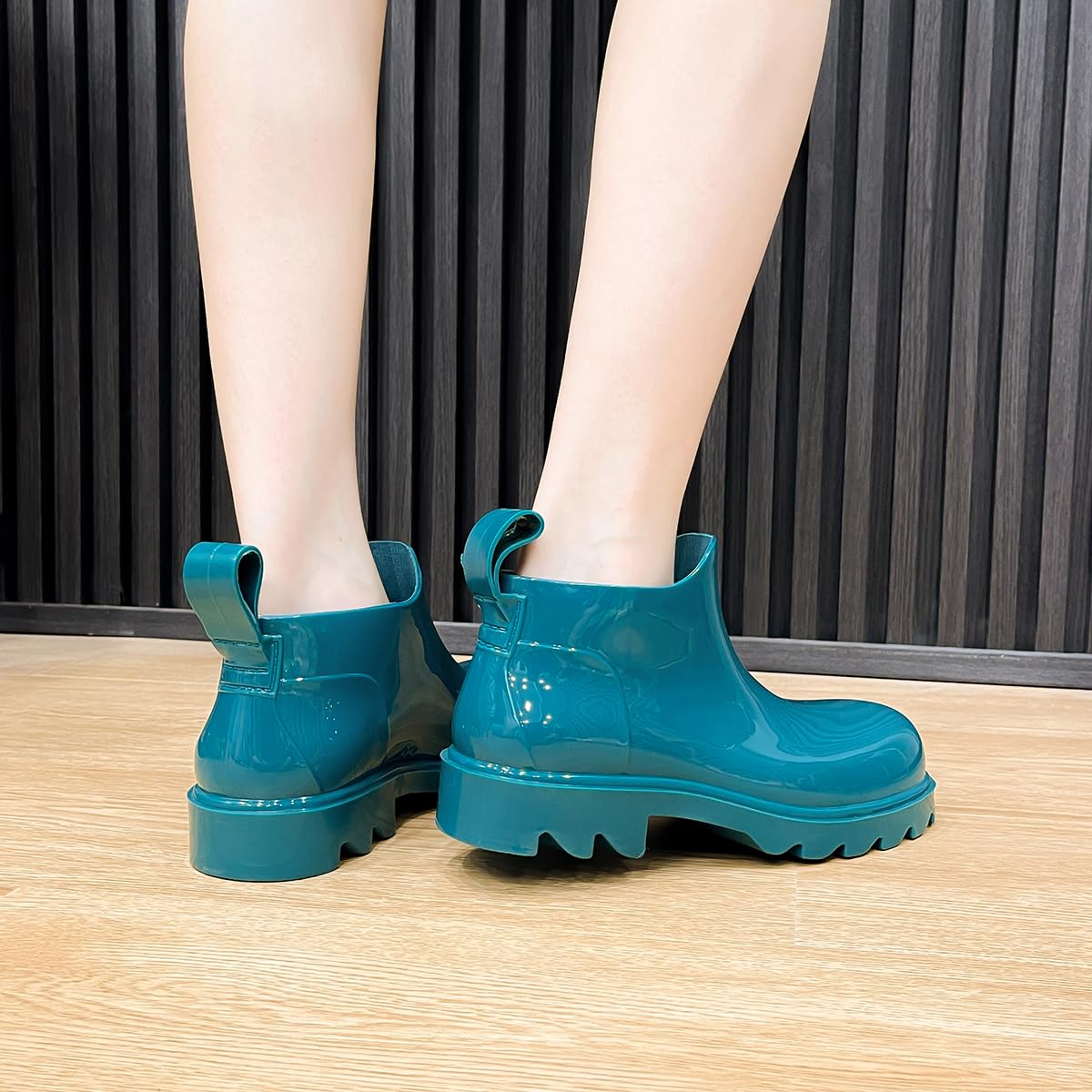 Botas de Lluvia Mujer Impermeable Botas de Agua Antideslizantes Zapatos de Jardinería