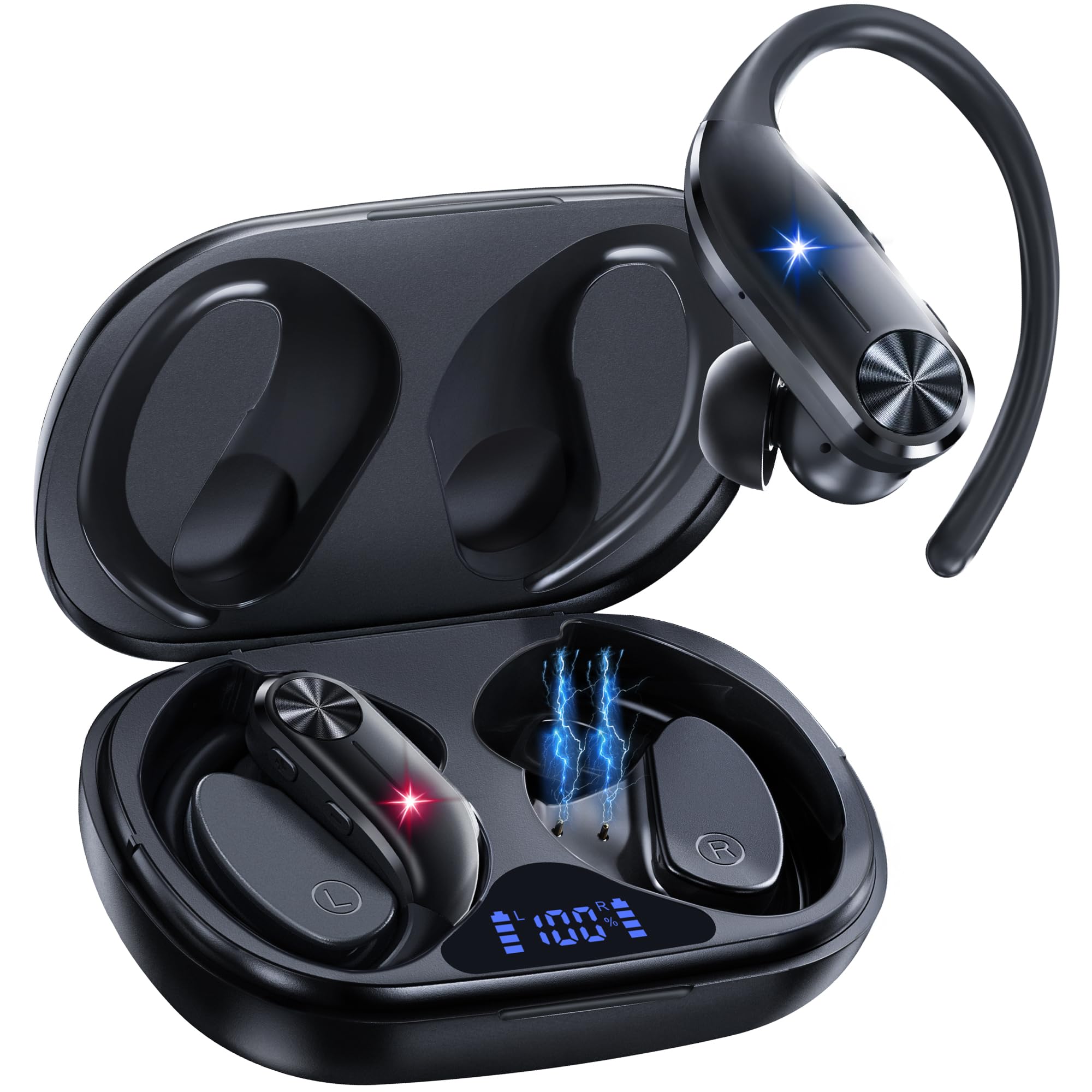 AI Translation Earbuds Real-Time: 166 Languages Audifonos Traductores Inglés Español, 60 Hours Battery - Seamless Translator Headphones for Travel