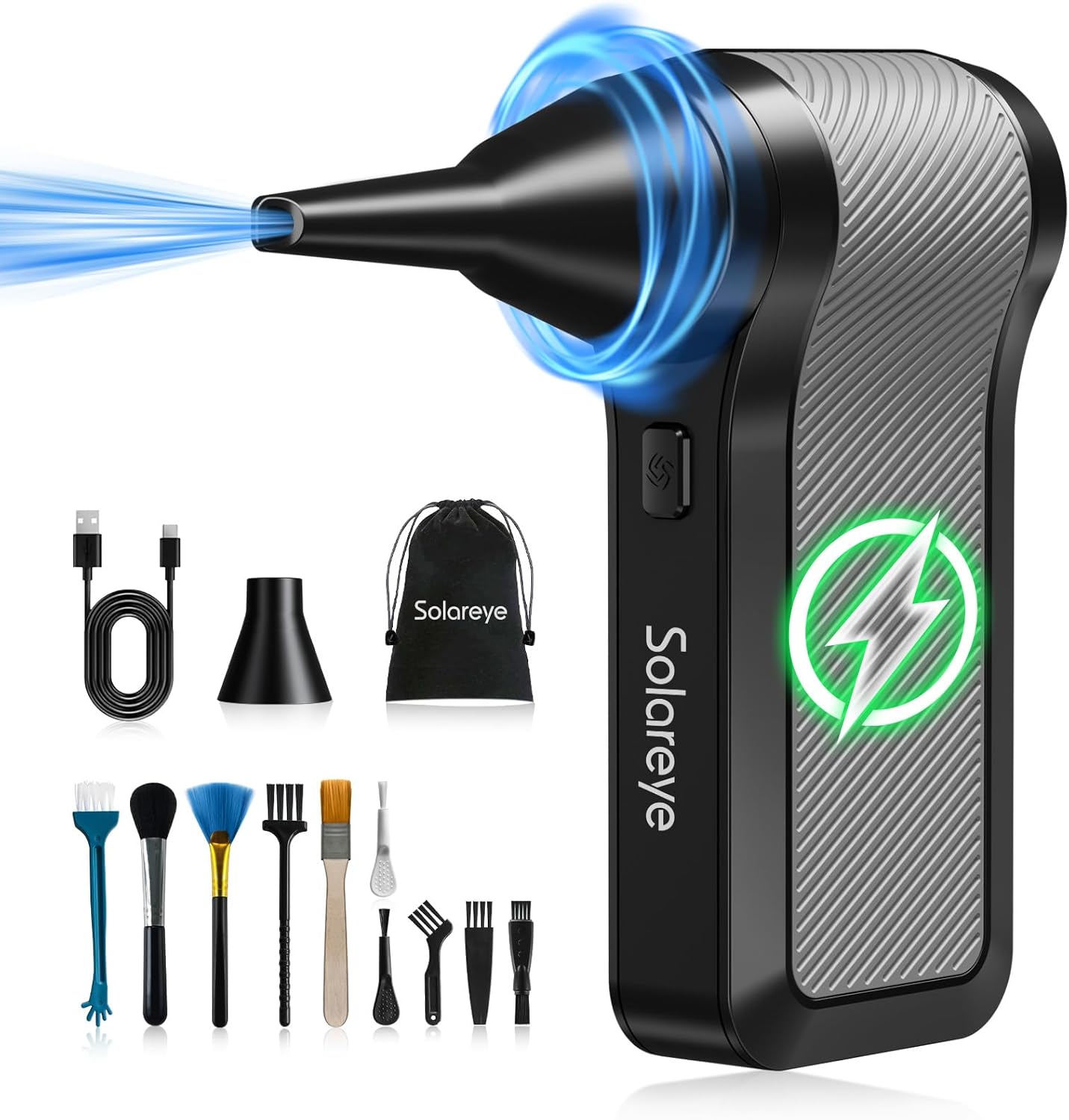 Solareye Compressed Air Duster3Gear Adjustable Electric