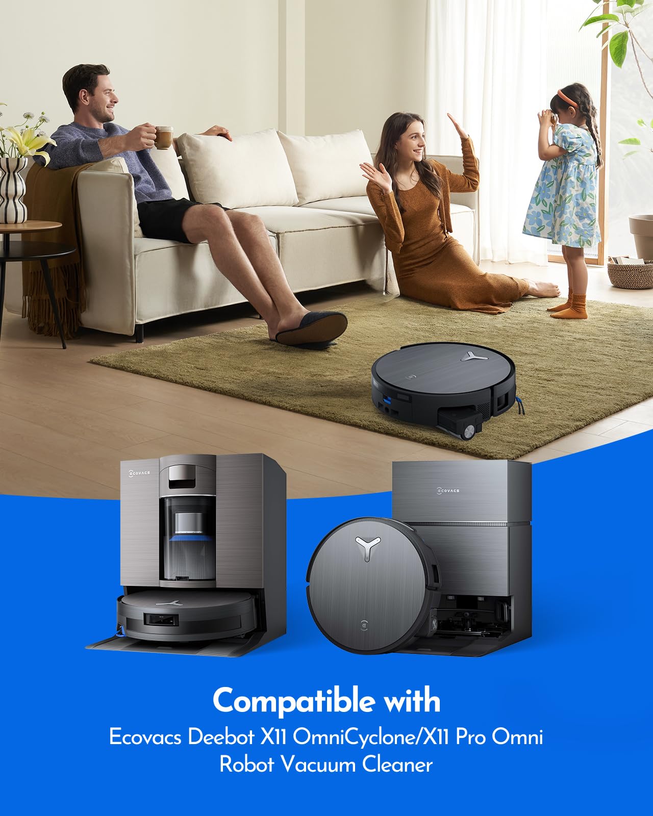 Ecovacs X11 Accessories - Robot Vacuum Parts -2