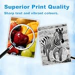 Cartouche d'encre 61XL noire et couleur de remplacement pour cartouches d'encre HP 61 compatible avec HP Envy 4500, Ink 5530, 5534, DeskJet 1000, 1010, 2540, 3050, OfficeJet 4630, 4635 (1 noire, 1 tri-couleur)