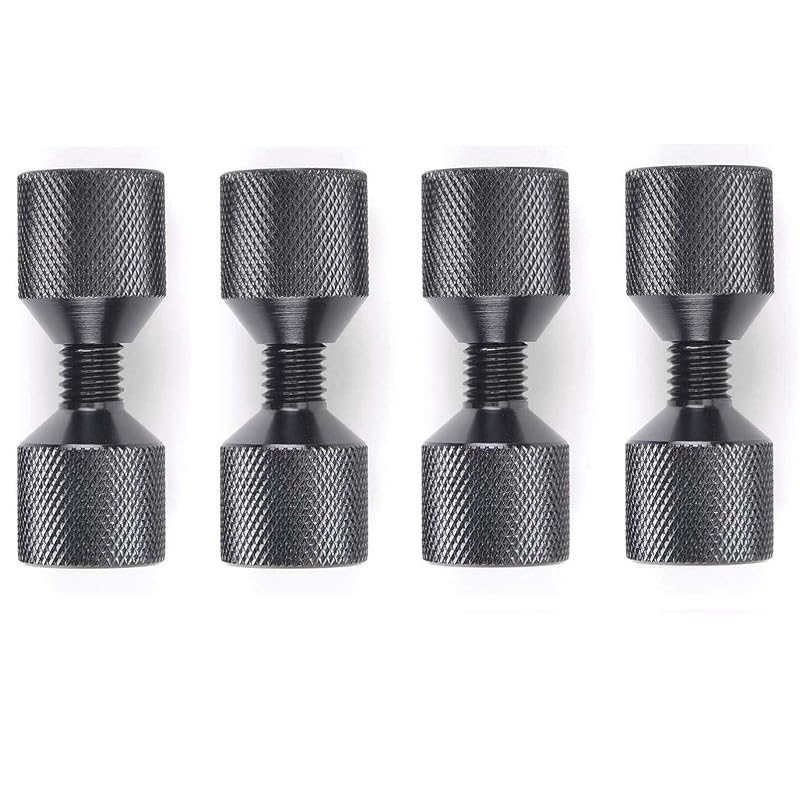 Kit de Pinos de Alinhamento para Flanges de Tubulação ZHSYMX FAPS-01, Alumínio Preto, 4 Peças