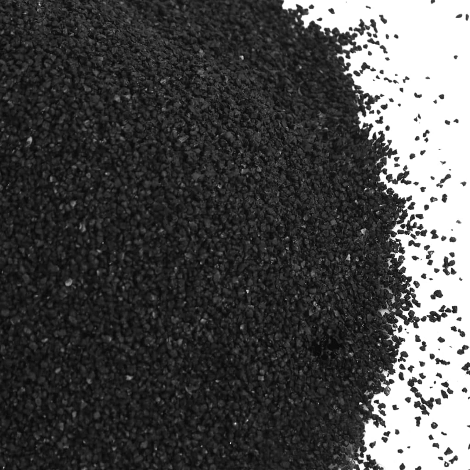 Aquariensand Schwarz 0,2-2 mm 25 kg Natürlicher Dekorativer Bodengrund für Süß- und Meerwasseraquarien 155294