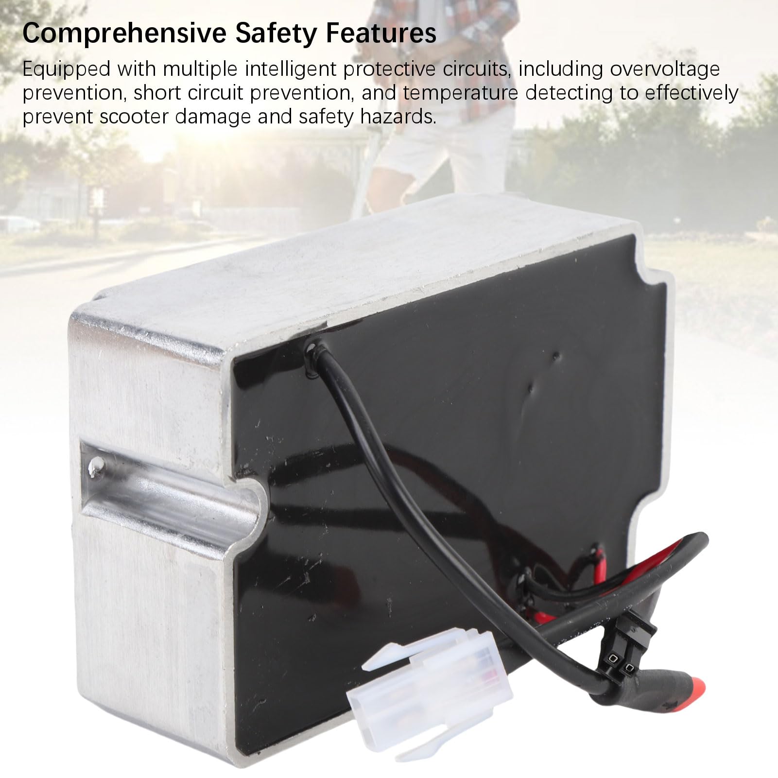 Alimentation électrique pour Scooter électrique, Charge Efficace en Aluminium, adaptée au Max G30
