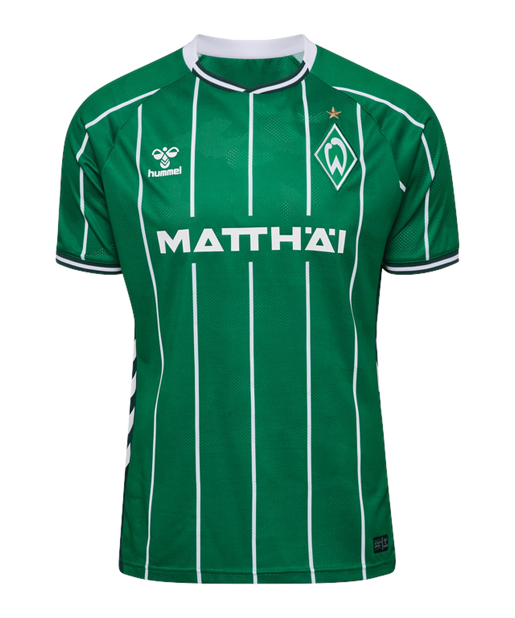 Hummel Heim-Trikot für Kinder – SV Werder Bremen, Saison 2025/2026, Grün, Größe 12 (152)