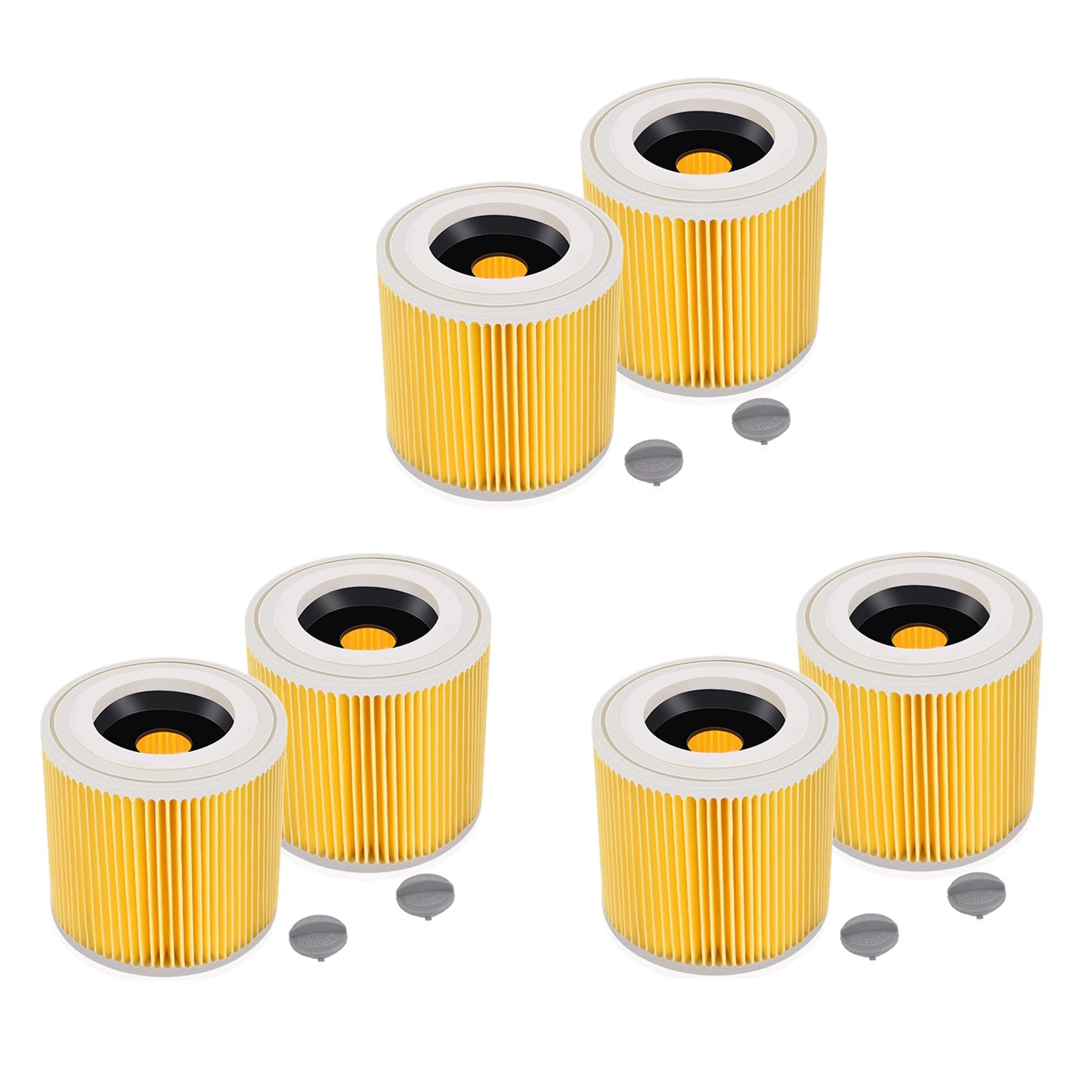 Hndhbfgrt 6x Filter for WD3 Premium WD2 WD3 WD3P WD3 MV2 MV3 Filter Replacement Filter for
