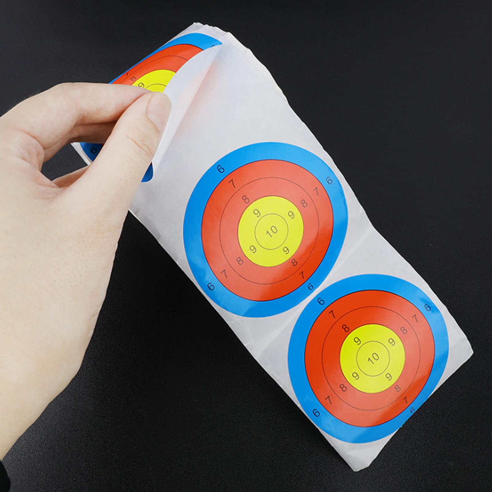 Tbest Cibles Adhésives 3 Pouces - Rouleau 200 Feuilles, Tir