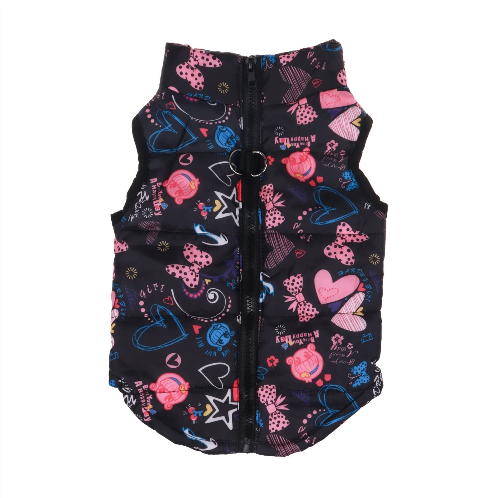 Vêtement pour chiots pour les balades d'hiver en veste coupe-vent couleur 26D taille L
