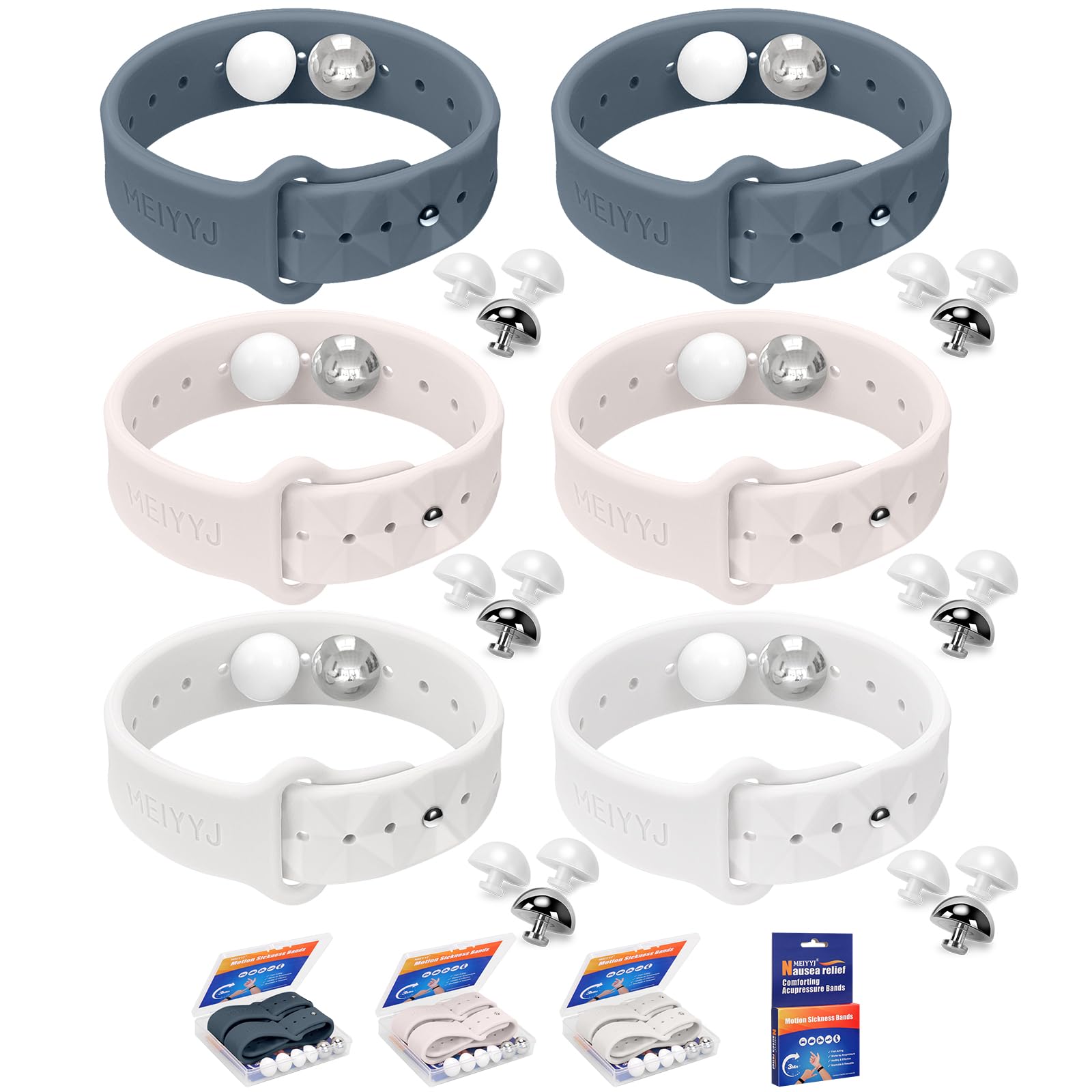 Motion Sickness Bracelets Acupressure Nausea Bands for Adult and Kids — Amazon image 20