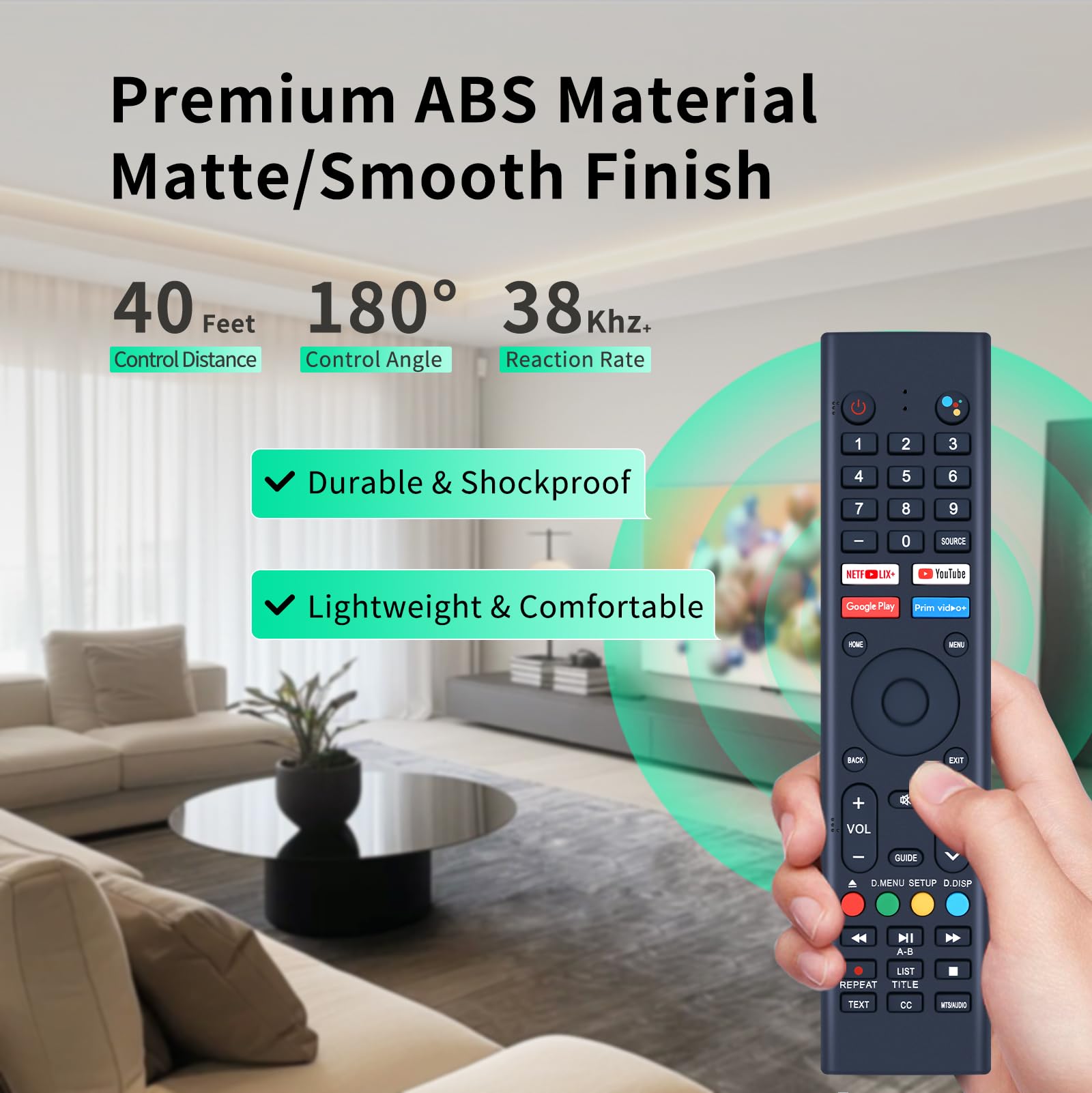 Telecomando di ricambio universale per TV Sylvox Deck Pro Pool Pro QLED