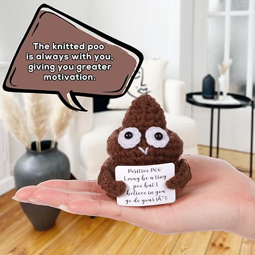 Vista 12 de BOXOB Divertido pepino positivo, pepino de punto de 4.3 pulgadas con tarjetas positivas, base de madera, apoyo emocional, pepinillo positivo
