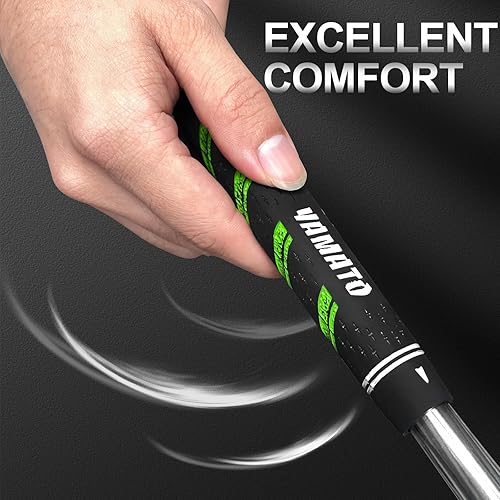 Miniatura 5 de Yamato Nueva serie de empuñaduras de golf con agarre de putter y cinta de agarre de golf, 12 agarres de hierro y 1 agarre de putter con 15 tiras de